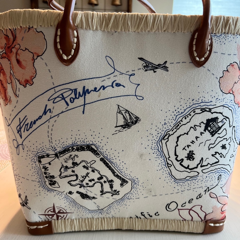 White House Black Market Large Beach Tote